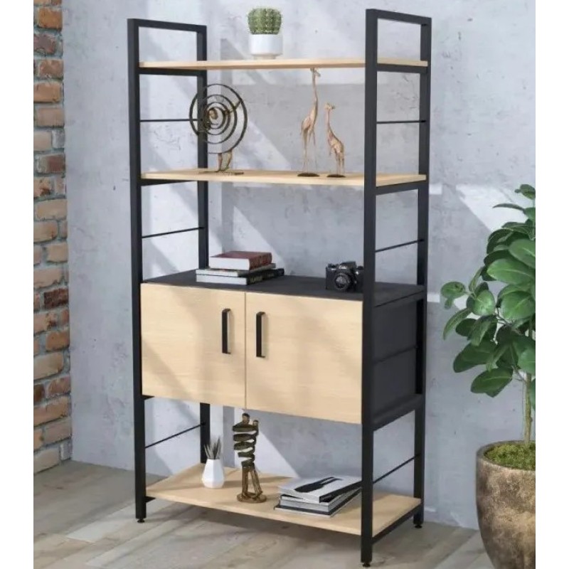 Shelf L‑155 with doors — 70×155×37.5 cm