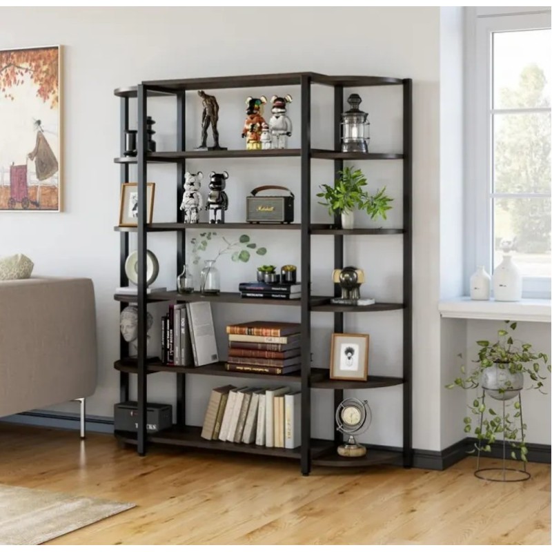 Loft стелаж №3 до офісу – 123,5×33,6×168 см