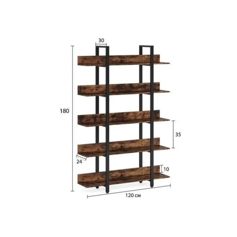 Стелаж Tribesigns з 5 полицями