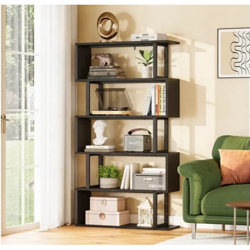 Стелаж Z-форми 180×80×30 см — стильний LOFT-елемент для дому