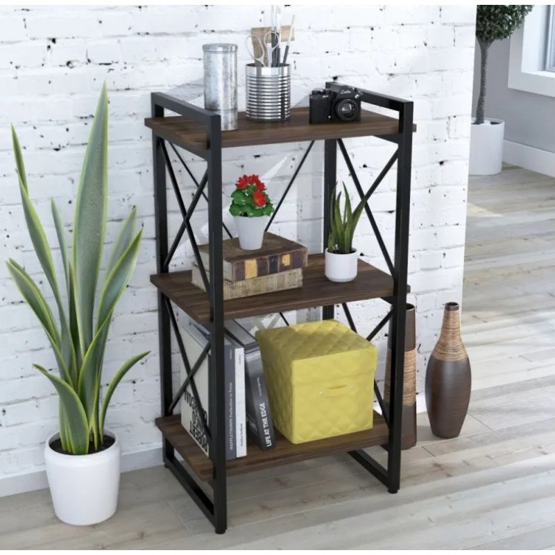 Стелаж Скіф-3-550  — компактний і стильний стелаж у стилі лофт