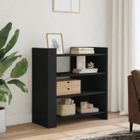 Шафа VidaXL чорна 73,5x35x75 см