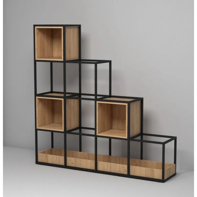 Стелаж Ліброн 40 — стильні меблі LOFT із ДСП