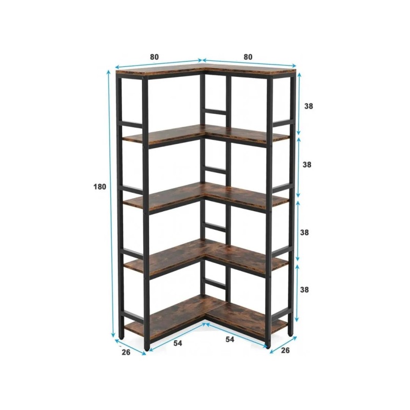Стелаж кутовий, Etagere