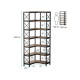 Стелаж кутовий, чорний метал