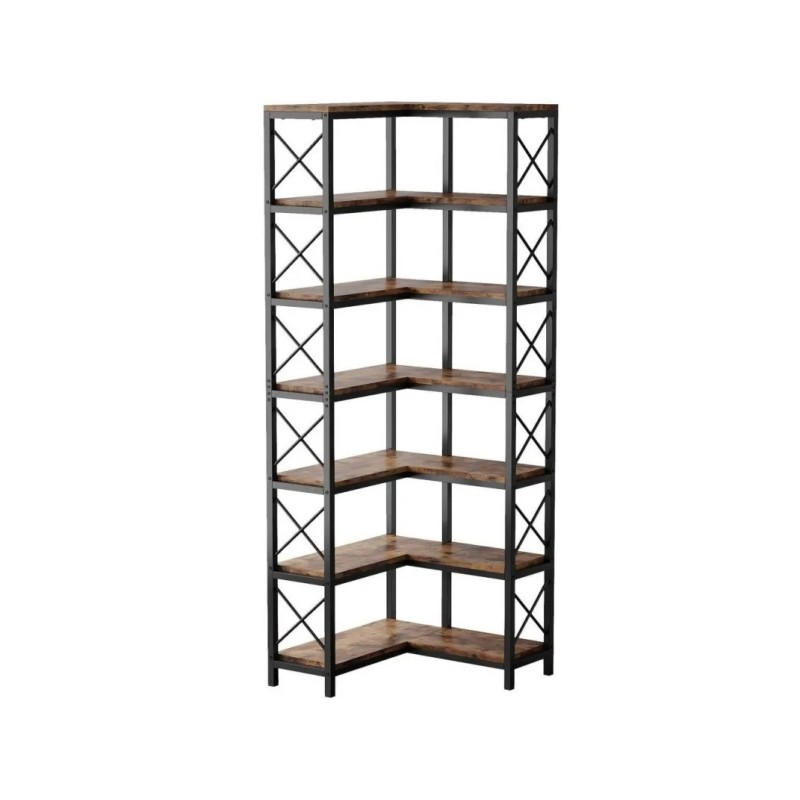 Стелаж кутовий, чорний метал