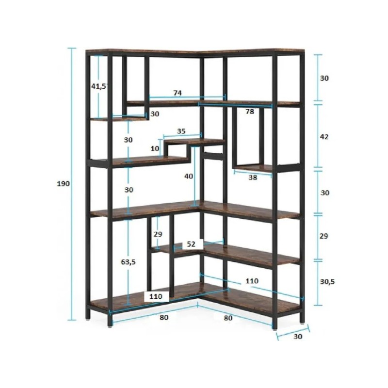 Стелаж кутовий Davin