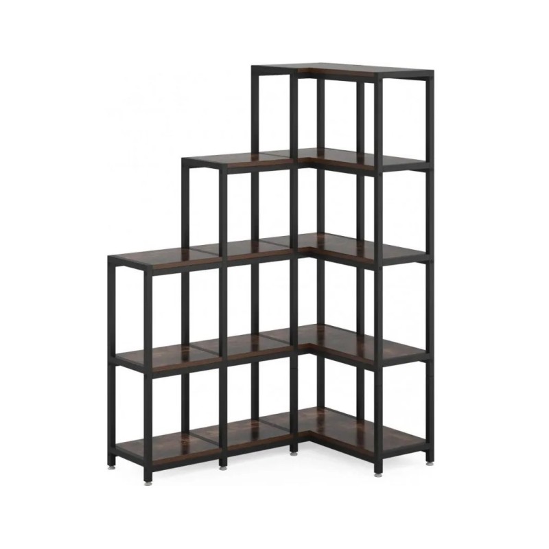 Стелаж кутовий 5-ярусний — відкритий стелаж для дому чи офісу
