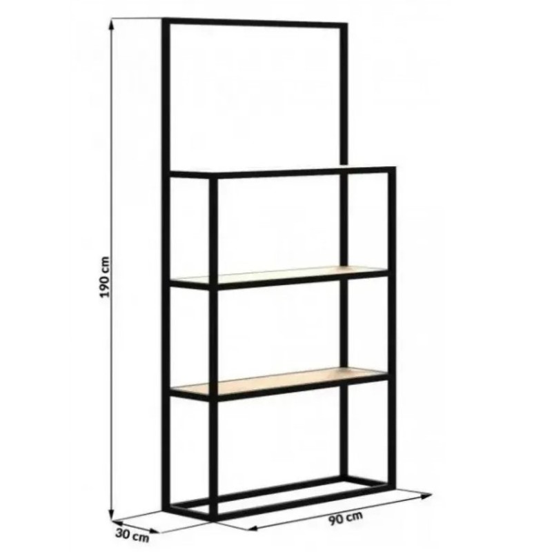 Стелаж Rock-102  — (190×90×30 см)