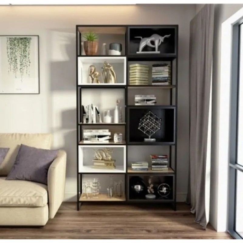 Великий стелаж Rack-195 у стилі Loft — MSMLOFT (2200х1200 мм)