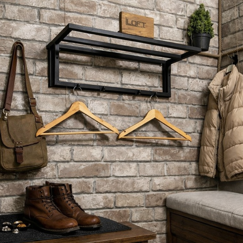 Вішалка LOFT (ширина 75 см) від MSM