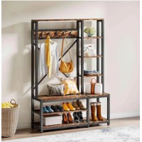 Вішалка 4в1 для передпокою з полицями