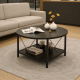 Moasis 2-tier round coffee table