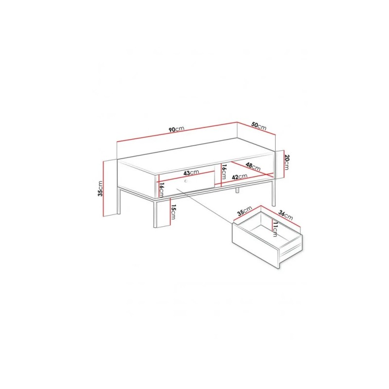 Журнальний столик Perfect Home