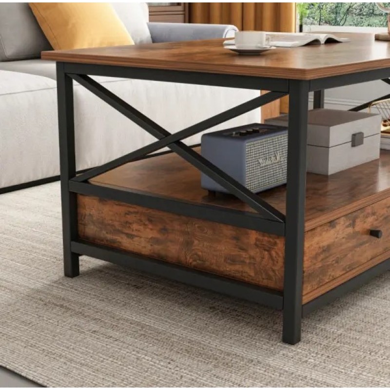 Журнальний столик для вітальні з шухлядами — MSM