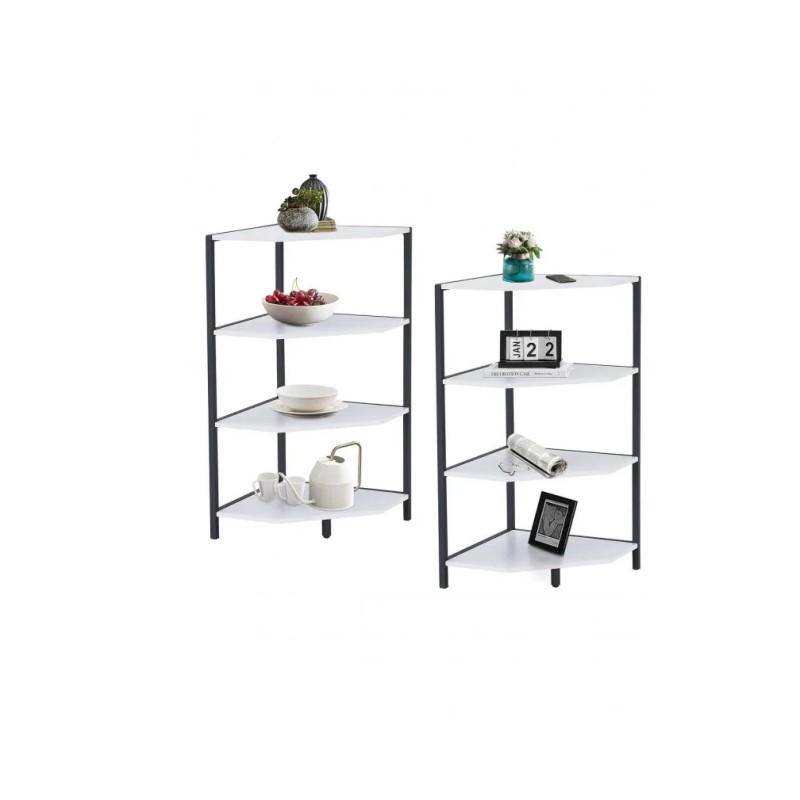 Столик-етажерка VECELO з чотирма полицями