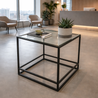 Журнальний столик Aria Glass Metal