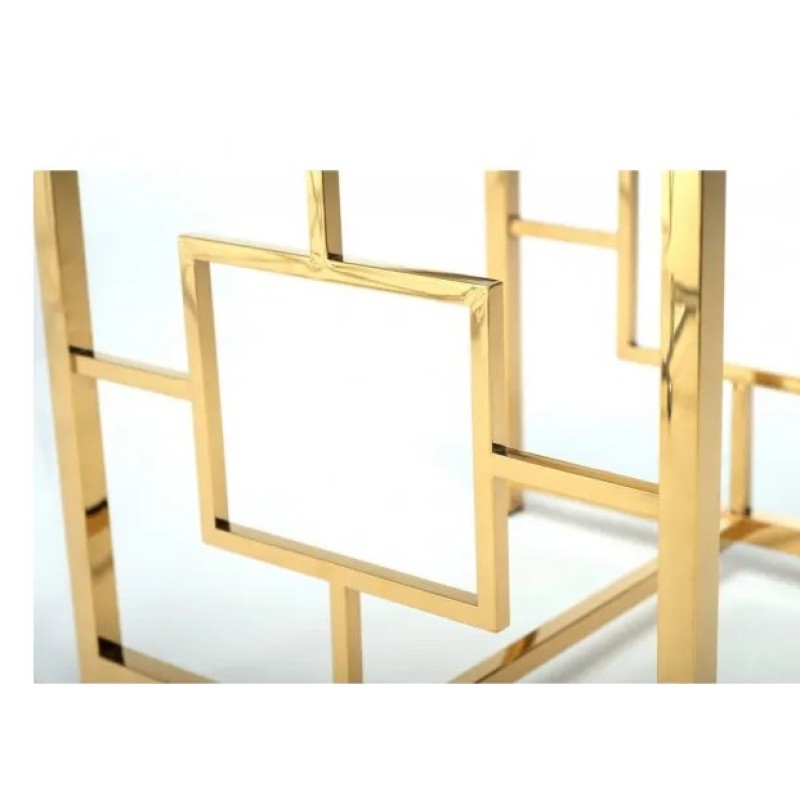 Кавовий стіл CL-2 — прозоре скло та ніжки 