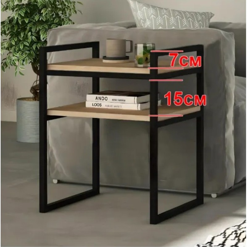 Приставний столик Tab-219 в стилі Лофт