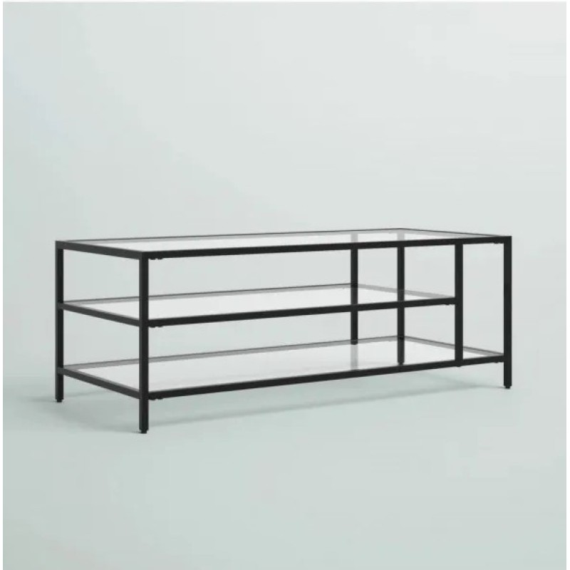 Журнальний столик Brehmer — Скло, Метал та Багаторівневий Дизайн