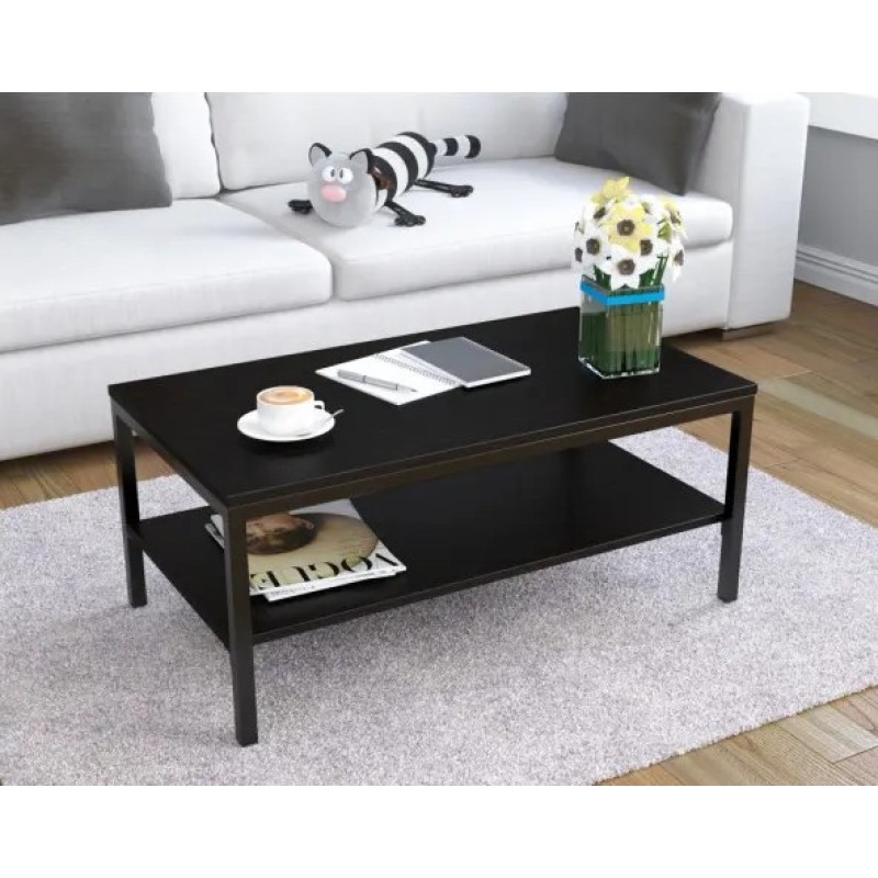 Журнальний столик L-1  з полицею (90x50 см)