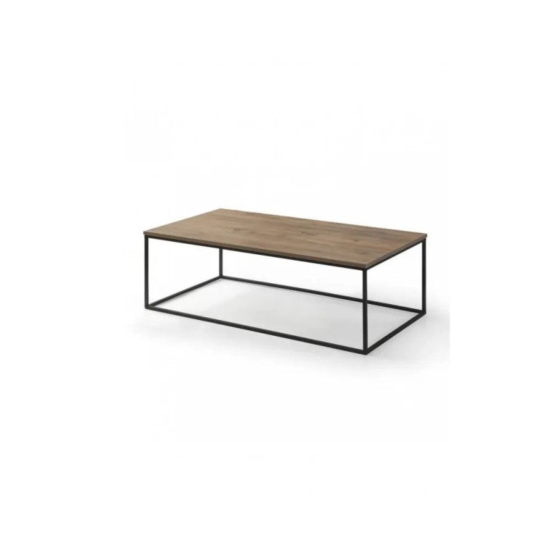 Приставний журнальний столик MSMLOFT — стильний металевий каркас