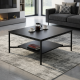 Квадратний журнальний столик Tromso в стилі Loft 