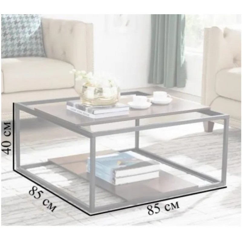 Журнальний столик Tab-168: Геометрія Лофту та Надійність